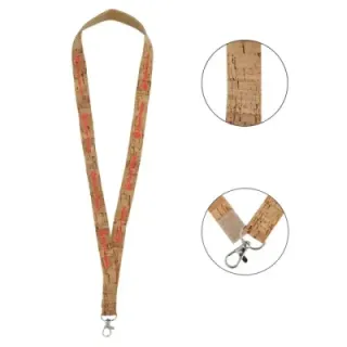 Cork lanyard - LT90886 (gadzety reklamowe)